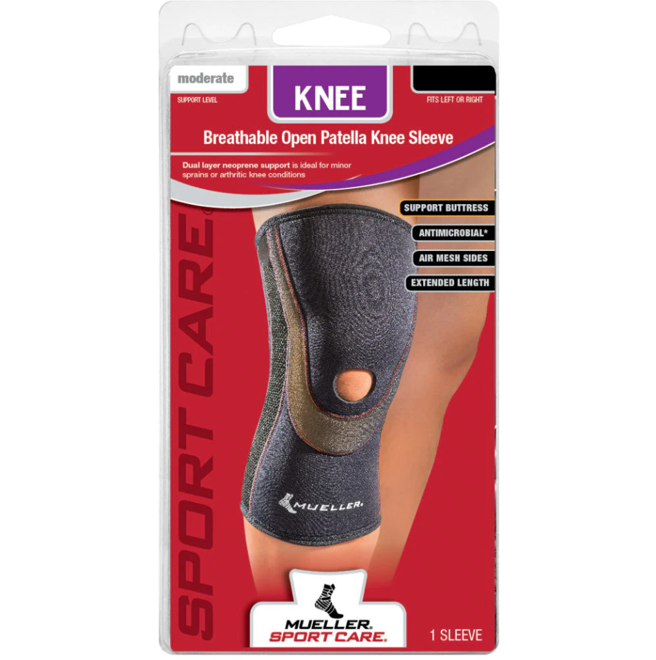 Mueller Breathable Open Patella Knee Sleeve