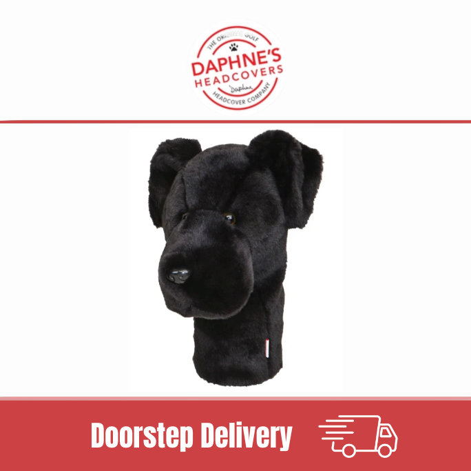 Daphne Black Labrador Driver Cover